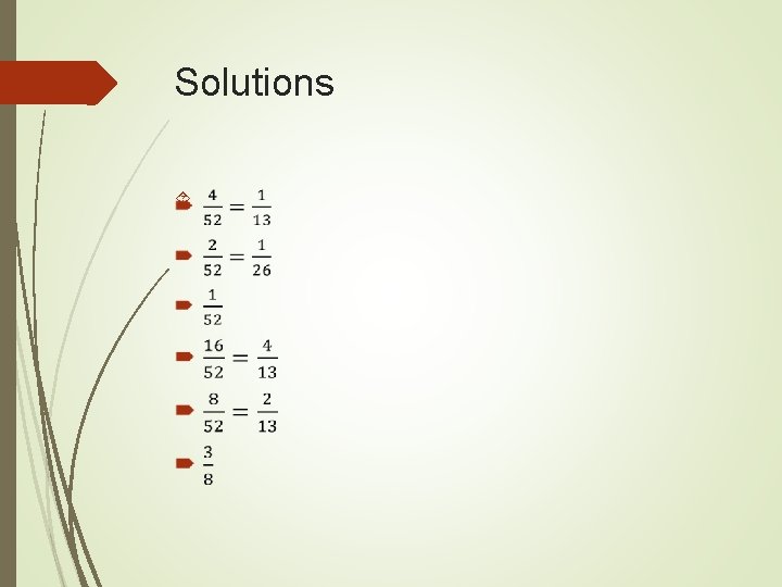 Solutions Solutions