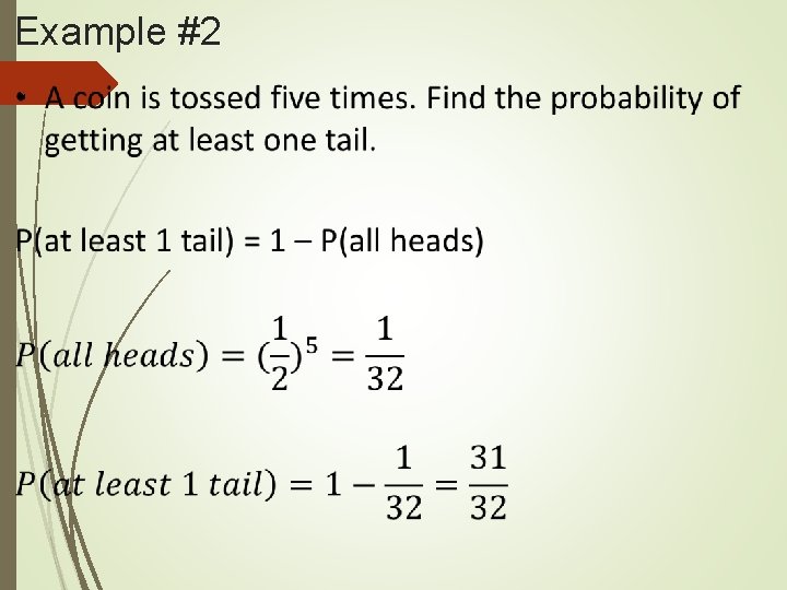 Example #2 Example #2