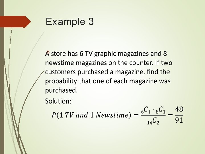 Example 3 Example 3