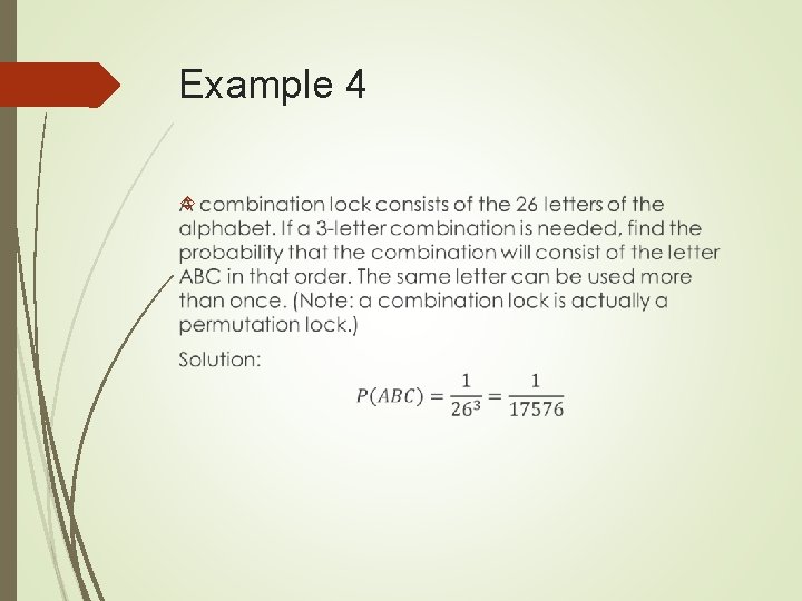 Example 4 Example 4