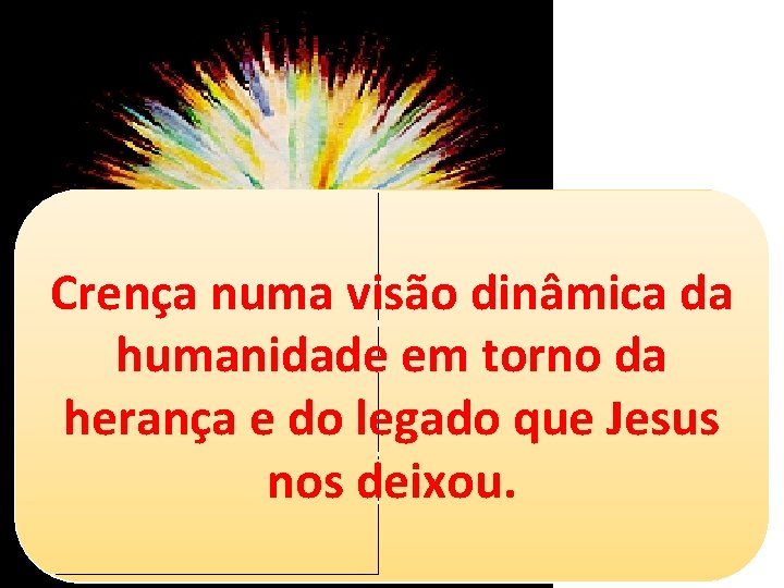 Não será que o Cristo cresce, a cada dia, Crença numa visão dinâmica da