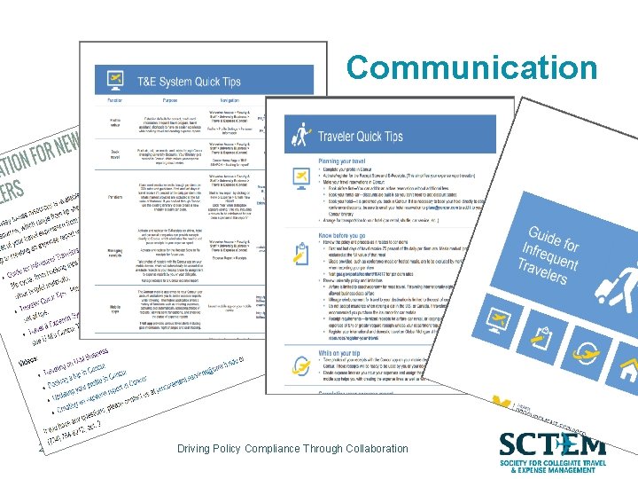 Communication 2017 Driving Policy Compliance Through Collaboration 