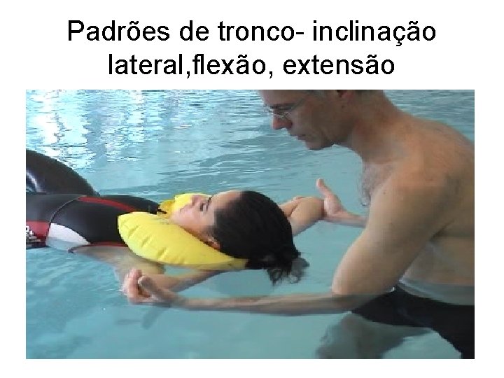 Padrões de tronco- inclinação lateral, flexão, extensão 