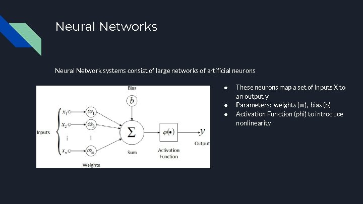 Neural Networks Neural Network systems consist of large networks of artificial neurons ● ●