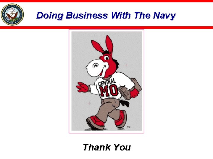 Doing Business With The Navy Thank You 