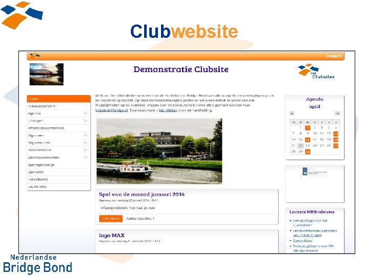 Clubwebsite 