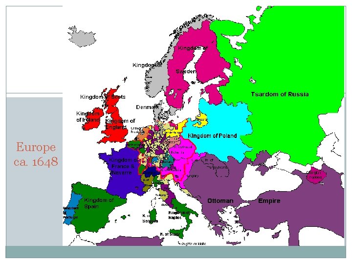 Europe ca. 1648 