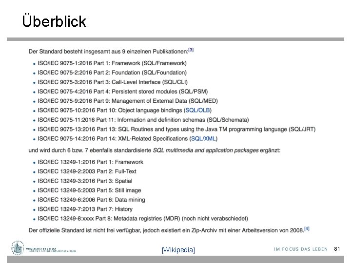 Überblick [Wikipedia] 81 