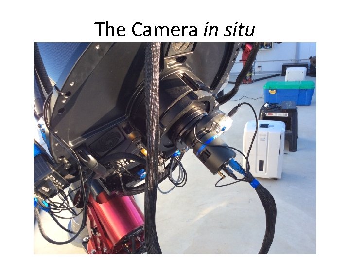 The Camera in situ 
