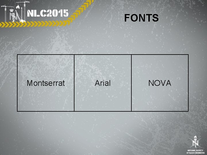 FONTS Montserrat Arial NOVA 