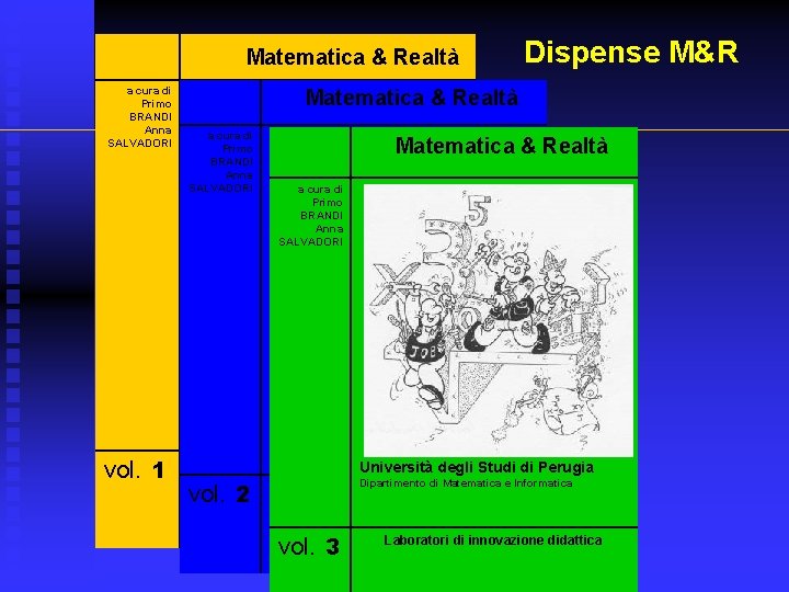 Dispense M&R Matematica & Realtà a cura di Primo BRANDI Anna SALVADORI Università degli