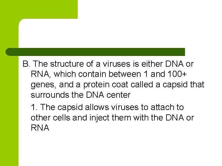 B. The structure of a viruses is either DNA or RNA, which contain between