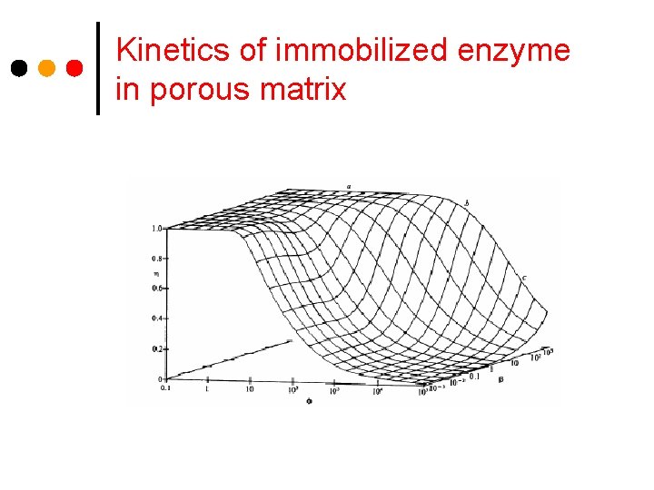 Kinetics of immobilized enzyme in porous matrix 