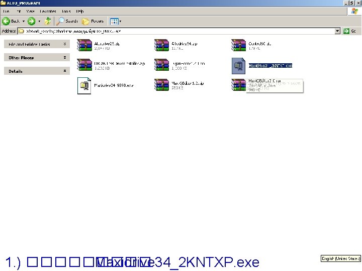 1. ) ����� Maxidrive 34_2 KNTXP. exe 