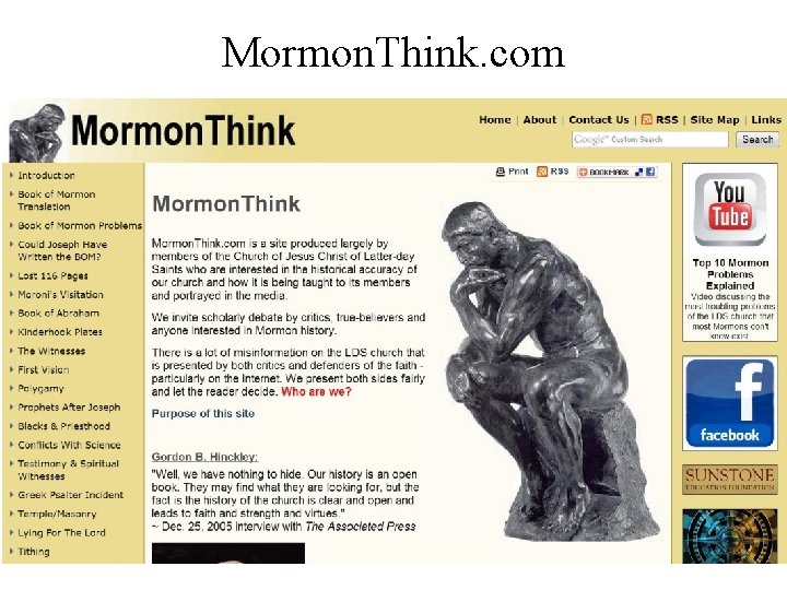 Mormon. Think. com 