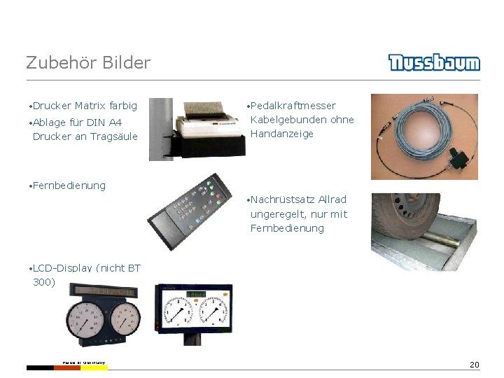 Zubehör Bilder • Drucker Matrix farbig • Ablage für DIN A 4 Drucker an