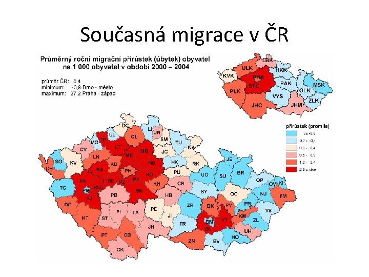 Současná migrace v ČR 