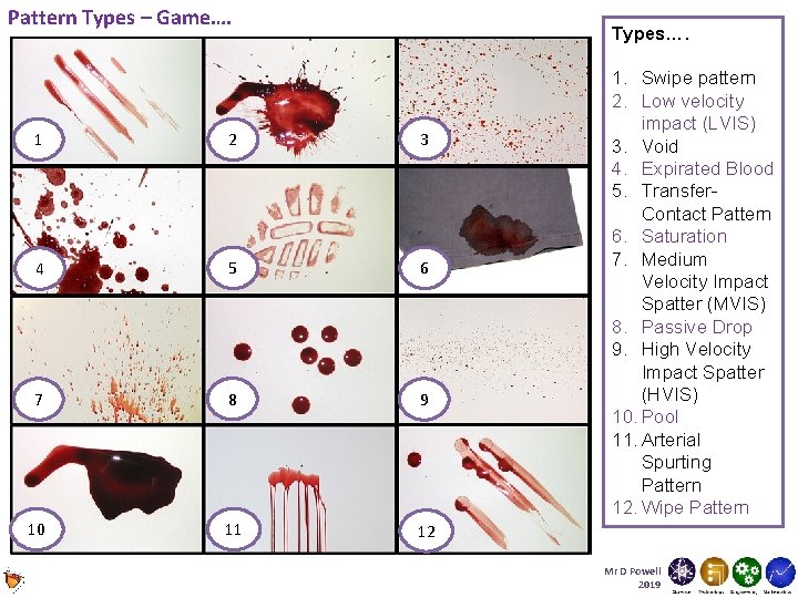 Blood Spatter Analysis Blood Spatter Analysis Ng Di