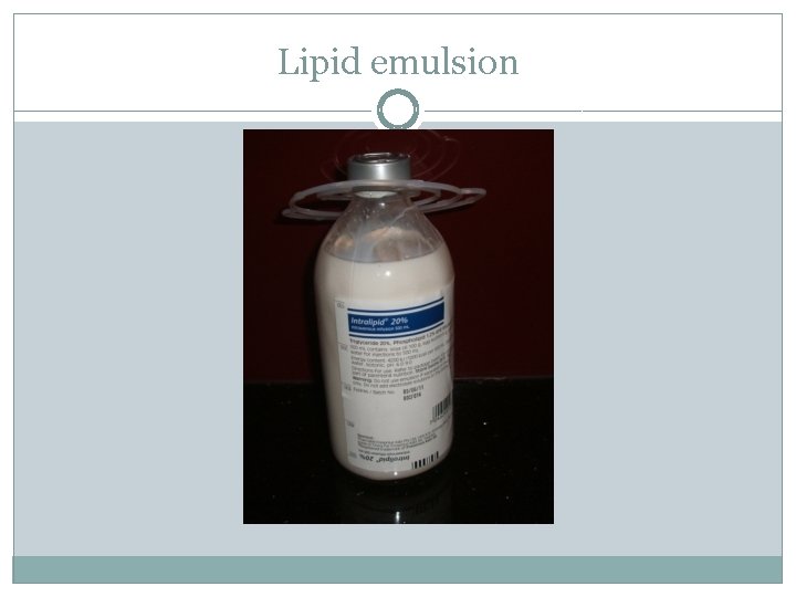 Lipid emulsion 