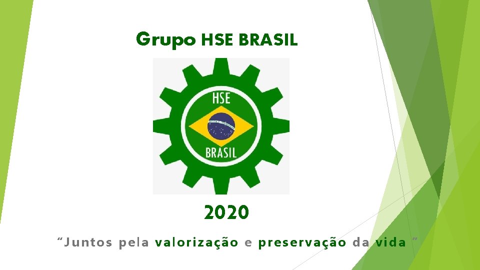 Grupo HSE BRASIL 2020 “Juntos pela valorização e preservação da vida ” 