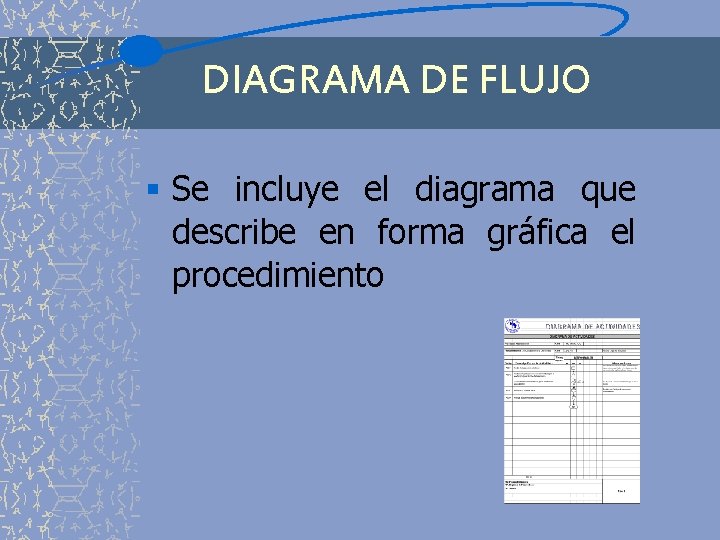 DIAGRAMA DE FLUJO § Se incluye el diagrama que describe en forma gráfica el