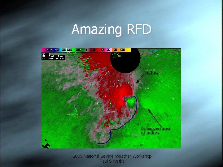 Amazing RFD 2005 National Severe Weather Workshop Paul Sirvatka 