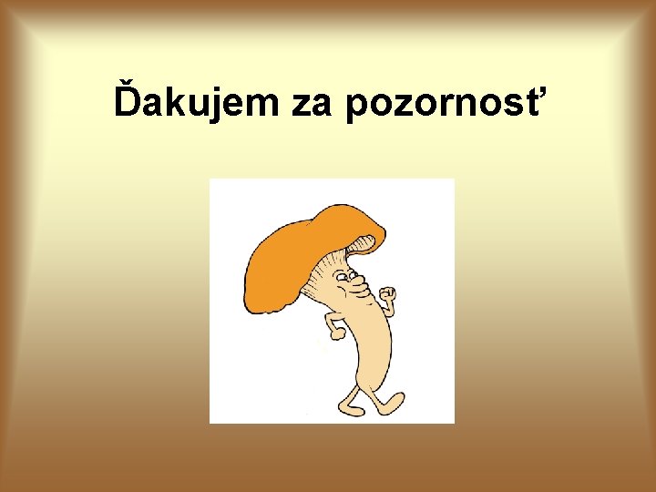 Ďakujem za pozornosť Ďakujem za pozornosť
