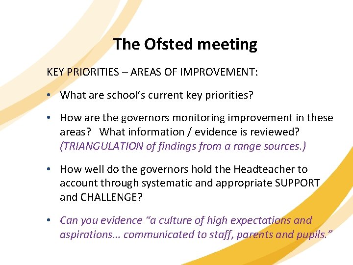 What Governors need to know about Ofsted Preparing
