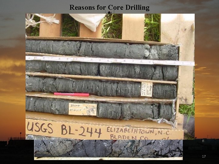 Reasons for Core Drilling Coring is the only way to supply intact speciments of