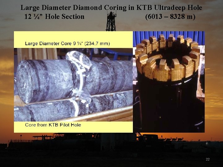 Large Diameter Diamond Coring in KTB Ultradeep Hole 12 ¼” Hole Section (6013 –