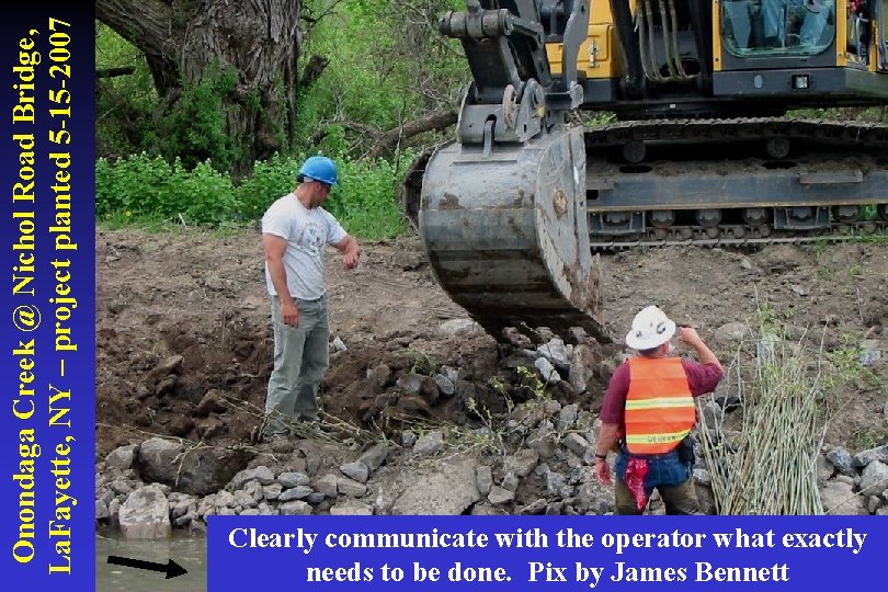 Onondaga Creek @ Nichol Road Bridge, La. Fayette, NY – project planted 5 -15