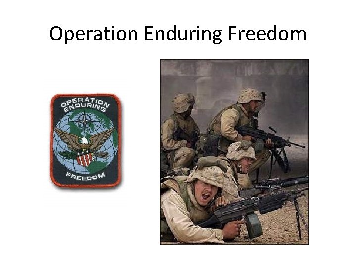 Operation Enduring Freedom 