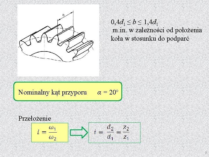 0, 4 d 1 ≤ b ≤ 1, 4 d 1 m. in. w