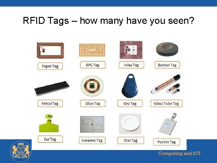 RFID Tags – how many have you seen? 