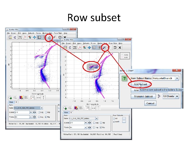 Row subset 