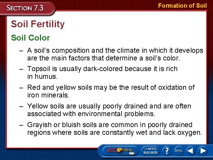 Formation of Soil Fertility Soil Color – A soil’s composition and the climate in Formation of Soil Fertility Soil Color – A soil’s composition and the climate in