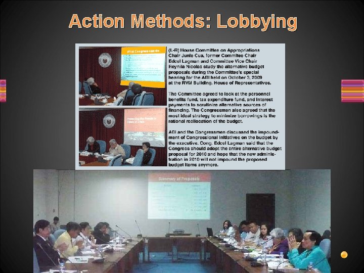 Action Methods: Lobbying 