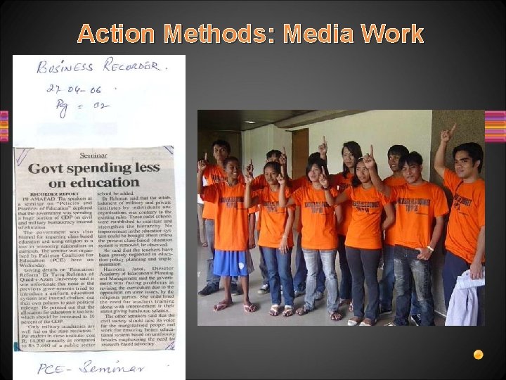 Action Methods: Media Work 