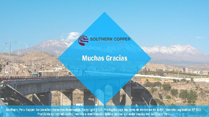Muchas Gracias Southern Peru Copper Corporation Derechos Reservados. Copyright 2016. Protegido bajo las leyes