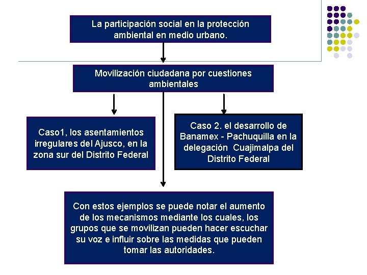 La participación social en la protección ambiental en medio urbano. Movilización ciudadana por cuestiones