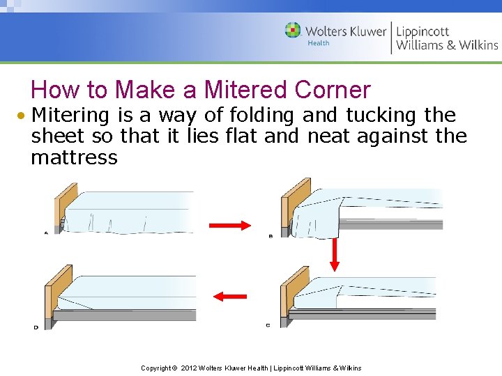 How to Make a Mitered Corner • Mitering is a way of folding and