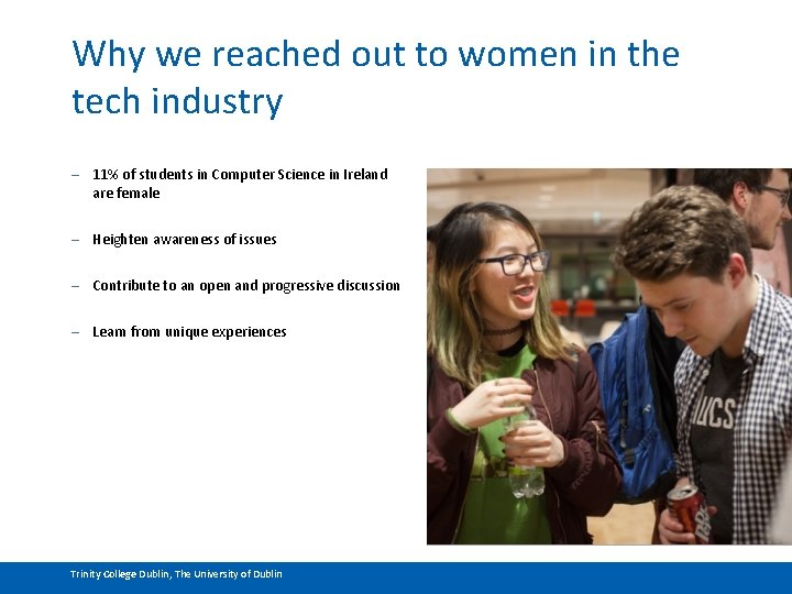 Why we reached out to women in the tech industry – 11% of students