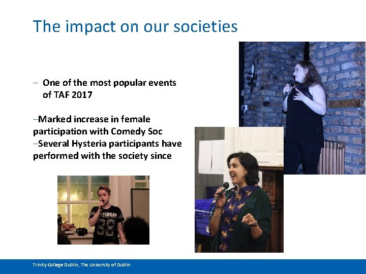 The impact on our societies – One of the most popular events of TAF