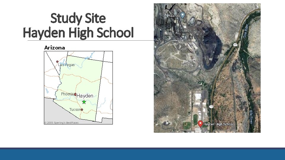 Study Site Hayden High School 