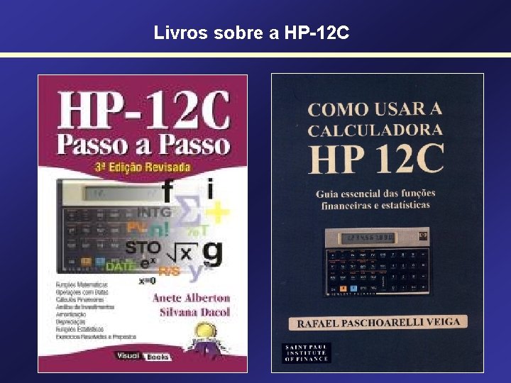 Livros sobre a HP-12 C 