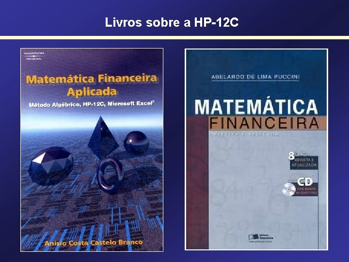 Livros sobre a HP-12 C 