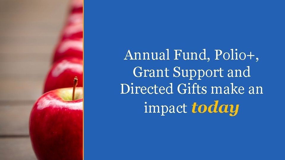BUILDING THE ROTARY FOUNDATION ENDOWMENT 2025 BY 2025