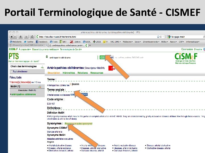 Portail Terminologique de Santé - CISMEF 