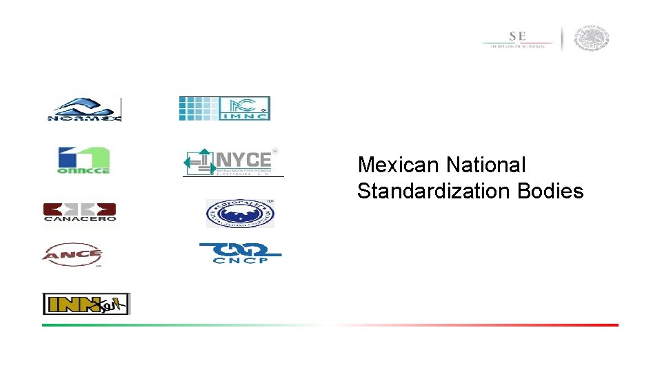 Mexican National Standardization Bodies 