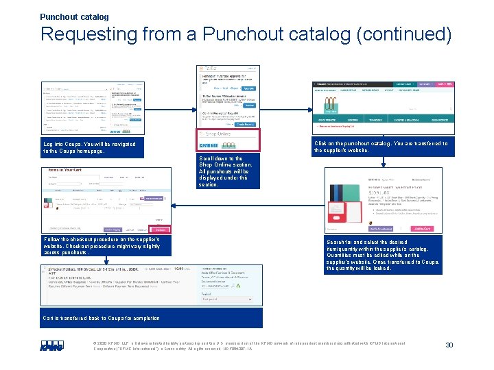 Punchout catalog Requesting from a Punchout catalog (continued) Click on the punchout catalog. You